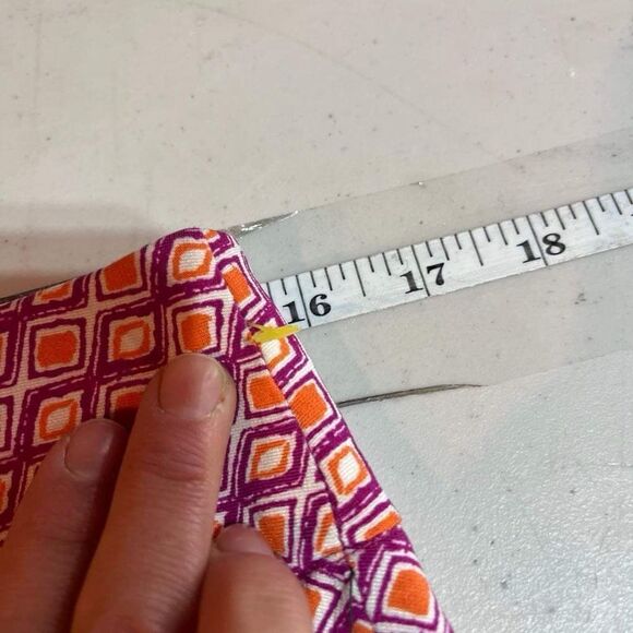 NWT Alex & Olivia Stretch Geometric Pink Pencil Skirt Size Medium Colorful Sprin - Picture 7 of 8